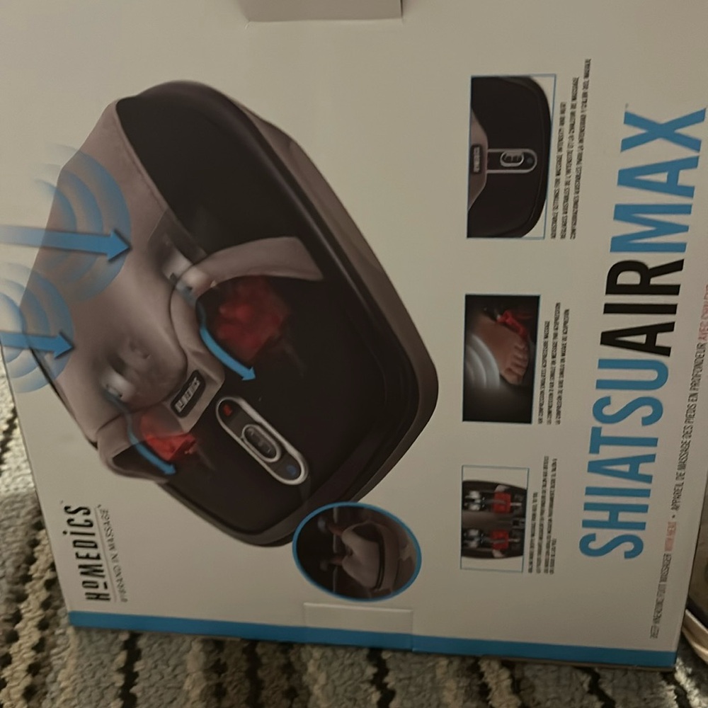 Shiatsu air max.  Homedics